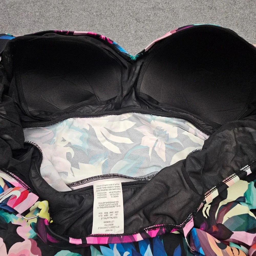Swim Solutions vibrant floral